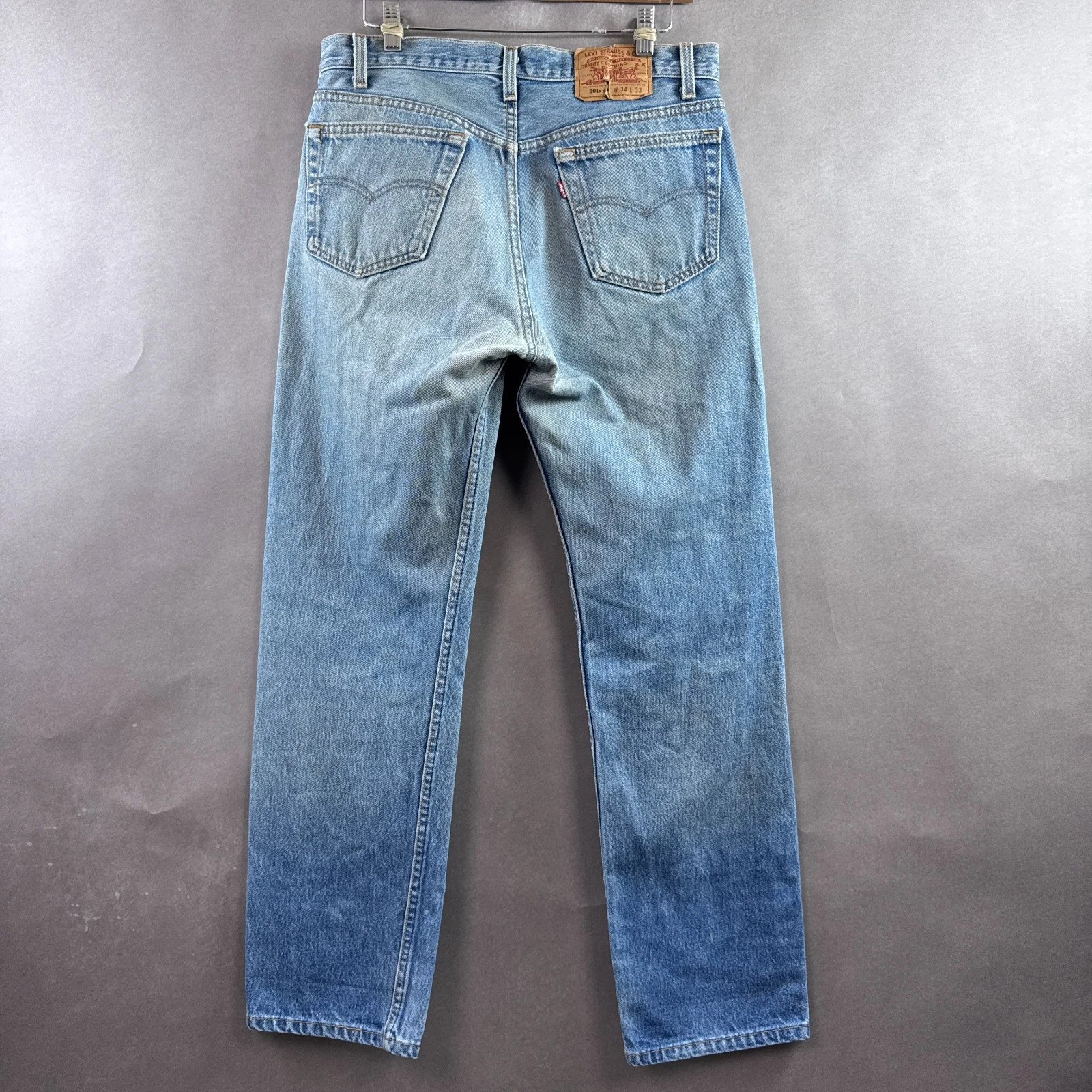 Vintage Levis 501 Jeans Mens 32x30 Blue 90s Made USA Faded Distressed (Tag34x33) | eBay | eBay US