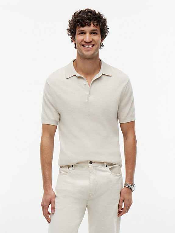 Smart Casual Regular Fit Honeycomb Polo Shirt | Tommy Hilfiger UK