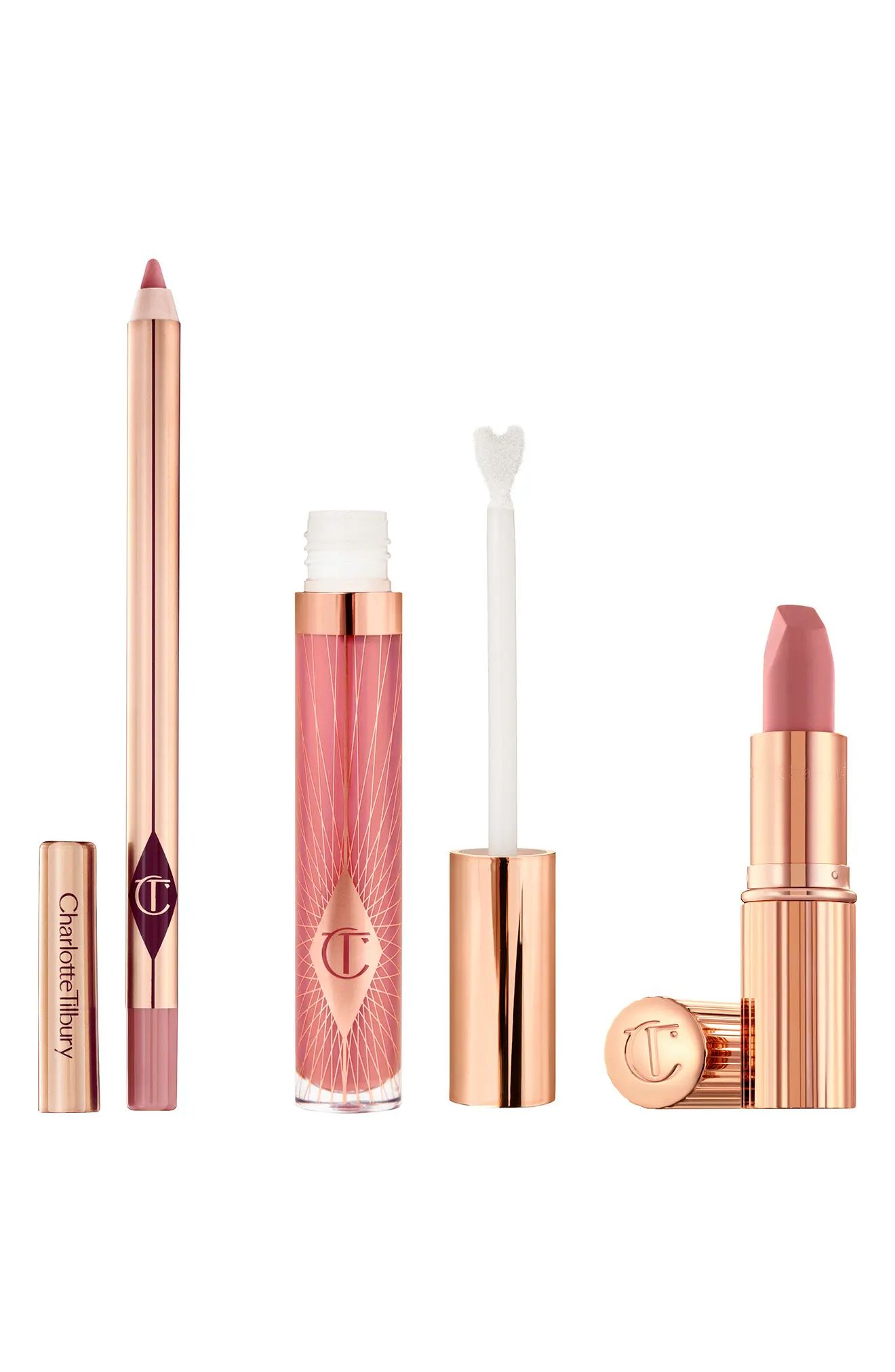 Charlotte Tilbury Pillow Talk Lip Secrets Full Size Set - No Color (Nordstrom Exclusive) ($91 Value) | Nordstrom