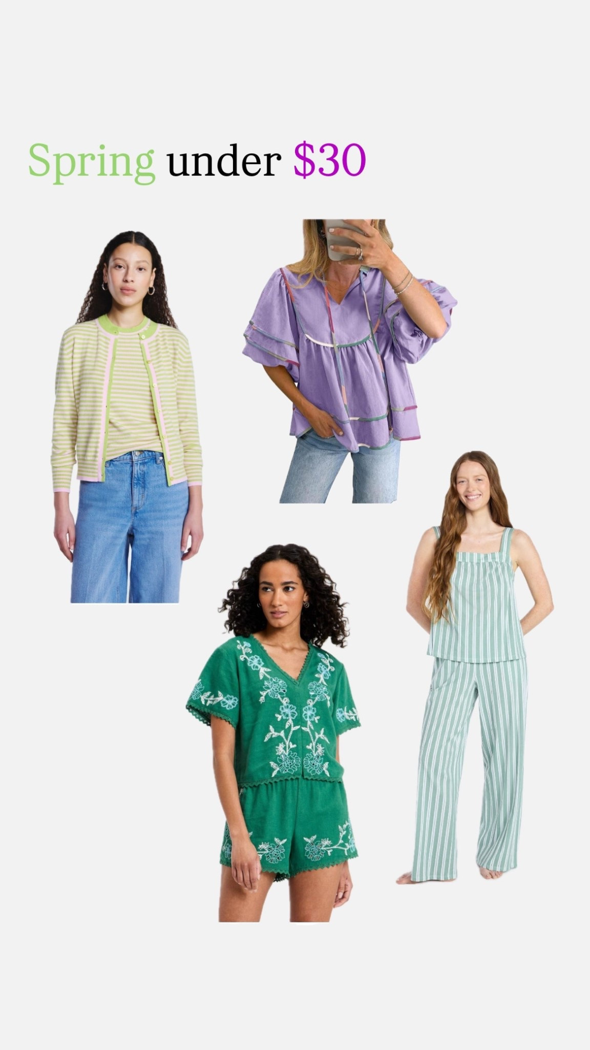 Affordable spring finds
Spring style
New arrivals
Spring under $30

#LTKSaleAlert #LTKSpringSale #LTKootd