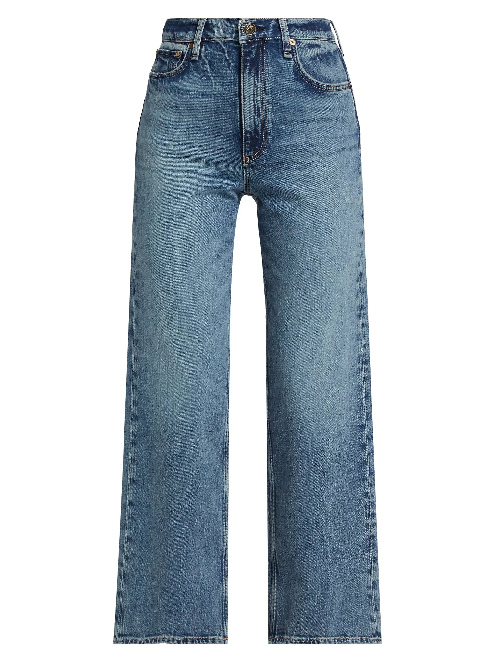 Shea High-Rise Straight-Fit Jeans | Saks Fifth Avenue