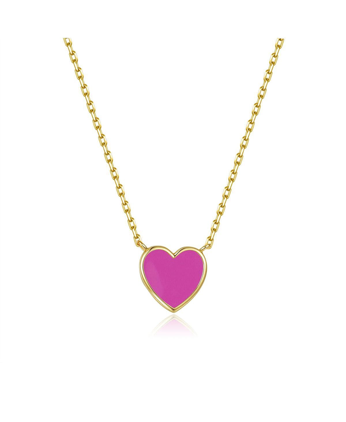 Anna Zuckerman Petit Love Necklace in Rose - Rose | Macy's