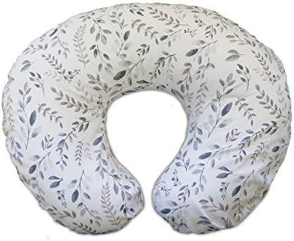 Boppy Original Nursing Pillow & Positioner, Gray Taupe Leaves, Cotton Blend Fabric with Allover F... | Amazon (US)
