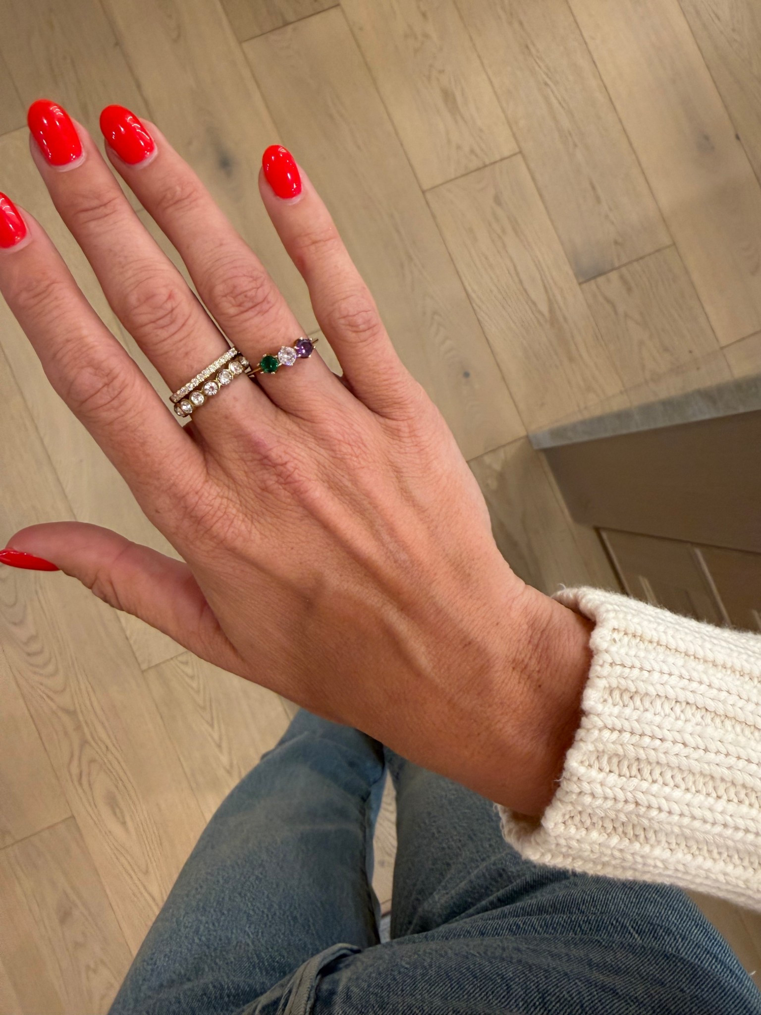 I’ve had these birth stone rings for years and they don’t tarnish! A great gift idea! 

#LTKootd #LTKMothersDay #LTKmomlife