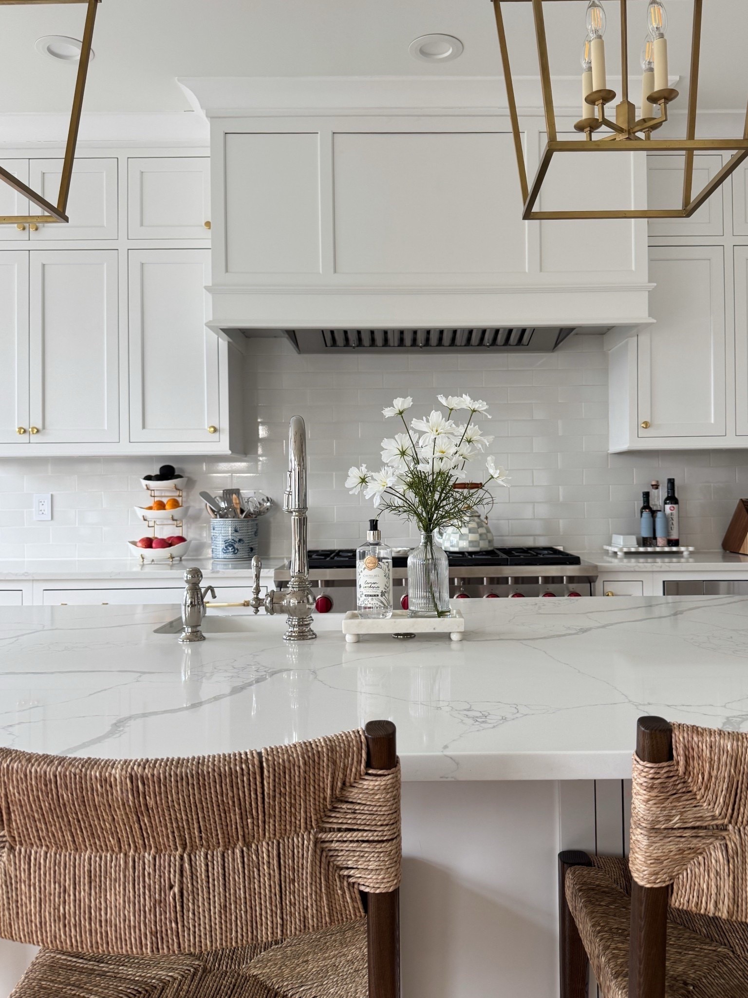 Simple island styling! Love this small faux floral arrangement from Target - and it fits perfectly in my footed marble soap trays 



#LTKdayinmylife #LTKmomlife #LTKHome