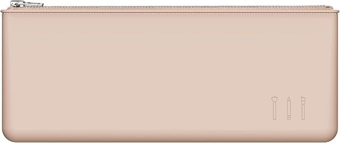 FERYES Silicone Makeup Brush Bag – Elegant Cosmetic Brushes Pouch Bag with YKK Zipper, Travel M... | Amazon (US)