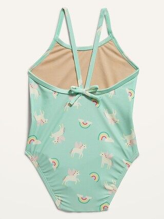One-Piece Bow-Tie Swimsuit for Toddler Girls | Old Navy (CA)