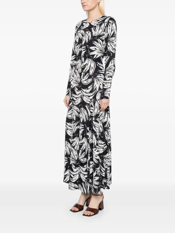 FARM Rio Bossa Banana Dress | Black | FARFETCH | Farfetch Global