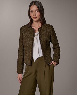Women's Open-Front Fring Jacket | Macy's