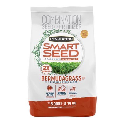 Pennington Smart Seed Bermuda Grass Full Sun Grass Seed and Fertilizer 8.75 lb | Target