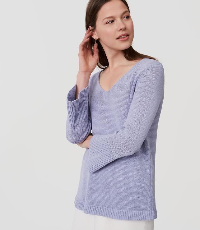 Bell Sleeve Sweater | LOFT