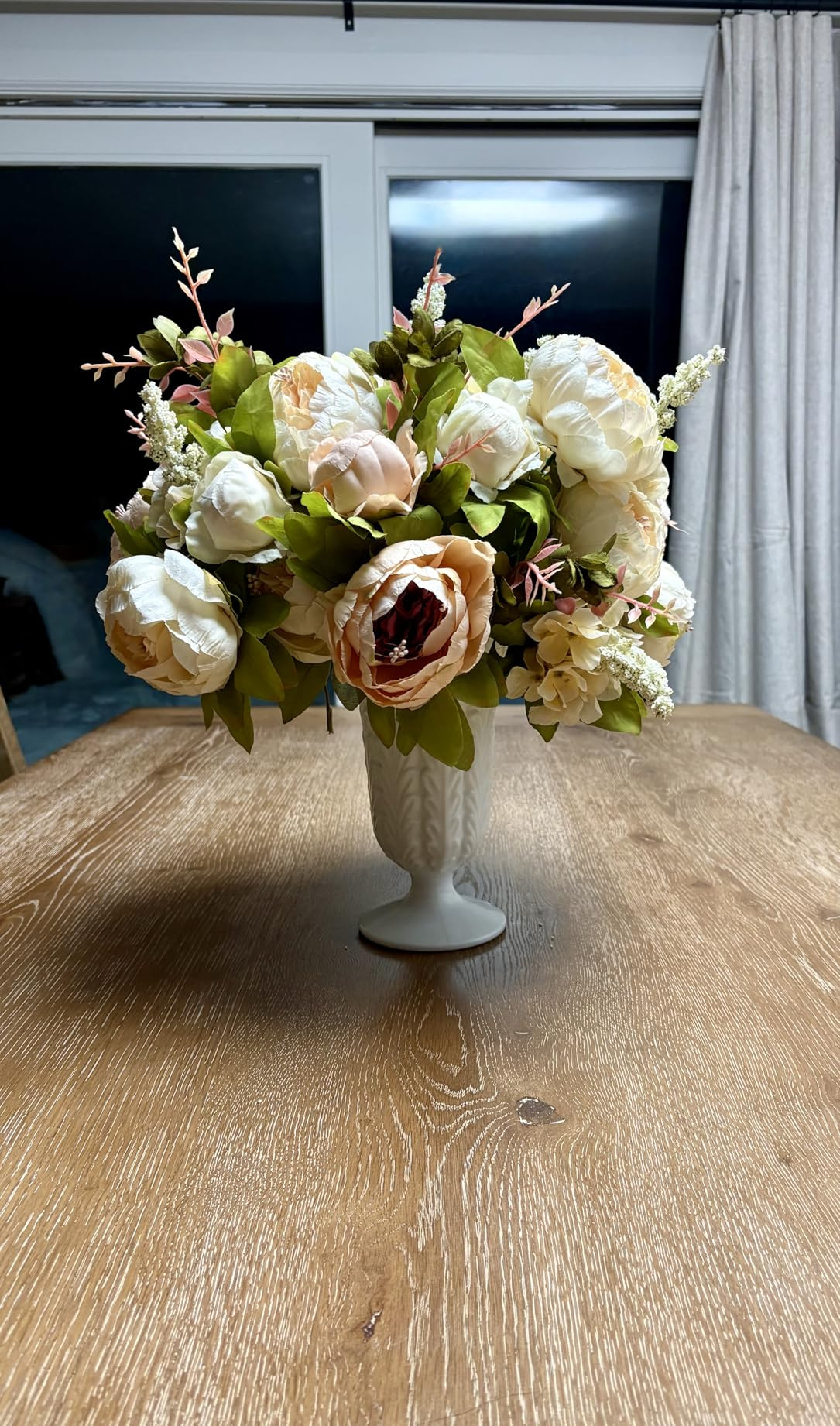 Duovlo Springs Flowers Artificial Silk Peony Bouquets Wedding Home Decoration,Pack of 1 (Spring L... | Amazon (US)