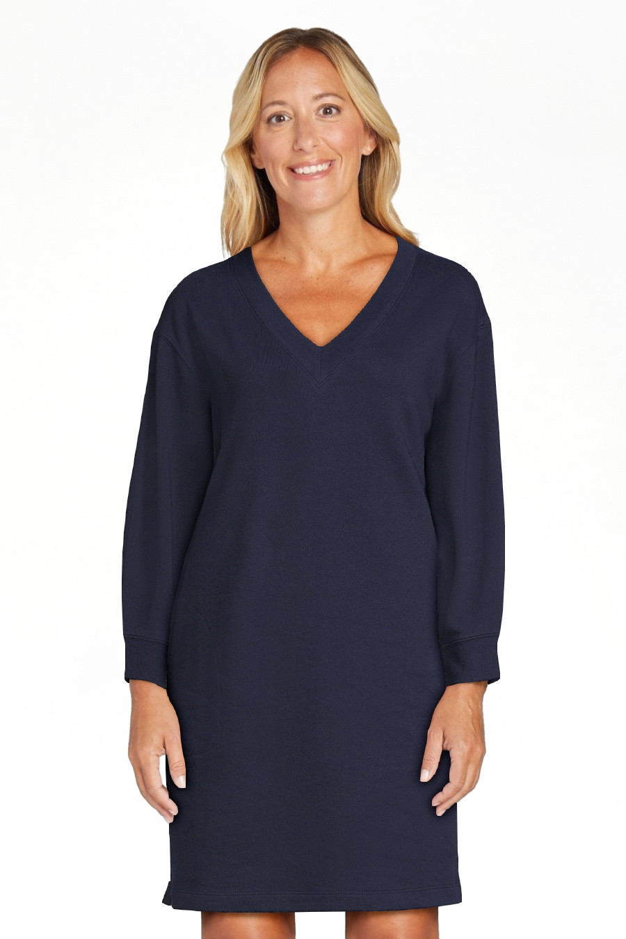 Free Assembly Women’s Mini Sweatshirt Dress with Long Sleeves, Sizes XS-XXL - Walmart.com | Walmart (US)
