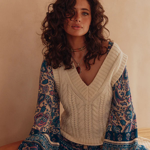 Rolling Hills Knit Vest | Spell Designs (USA)