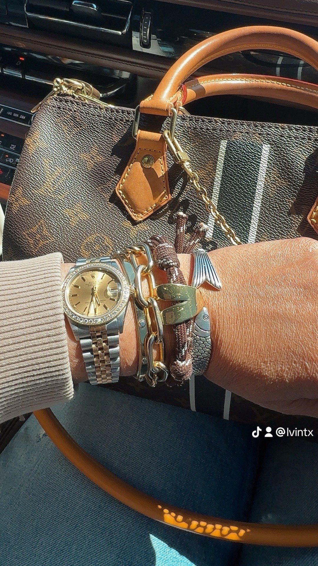 Bracelet stack of late 