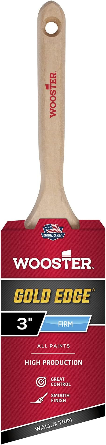 Wooster 5231-3 Series 5231 3" Gold Edge Angle Brush, 3 Inch | Amazon (US)