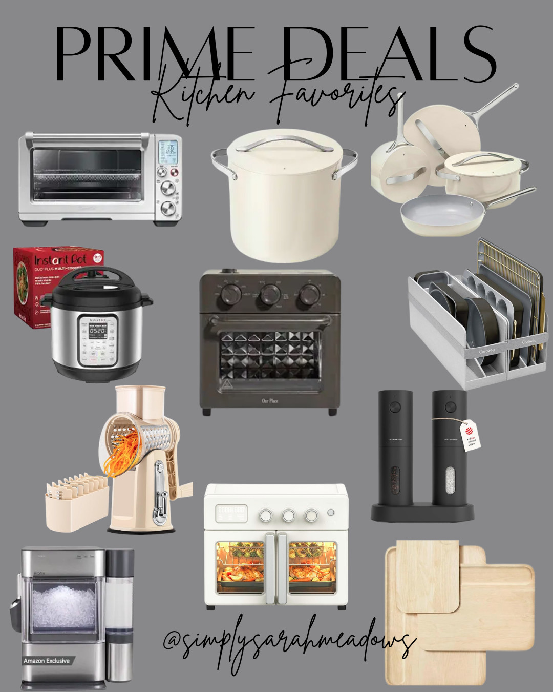 Check out these kitchen must-haves for Prime Day! From air fryers to ice makers, you'll find everything you need to upgrade your kitchen. Shop now @simplysarahmeadows #PrimeDayDeals #KitchenEssentials #LTKSaleAlert #LTKHome 

 