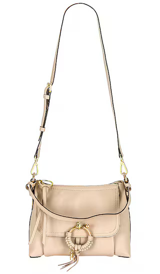 Joan Small Shoulder Bag in Cement Beige | Revolve Clothing (Global)