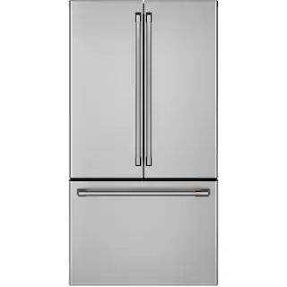 Cafe 23.1 cu. ft. Smart French Door Refrigerator in Stainless Steel, Counter Depth and ENERGY STA... | The Home Depot