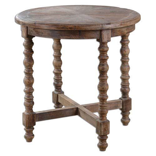 Uttermost Samuelle Reclaimed Fir Wood End Table 24346 | Bellacor | Bellacor