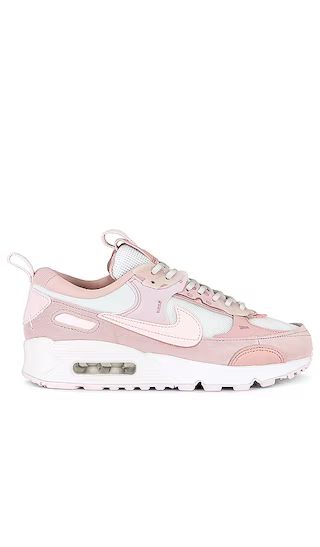 Air Max 90 Futura Sneaker in Summit White, Light Soft Pink, & Barely Rose | Revolve Clothing (Global)