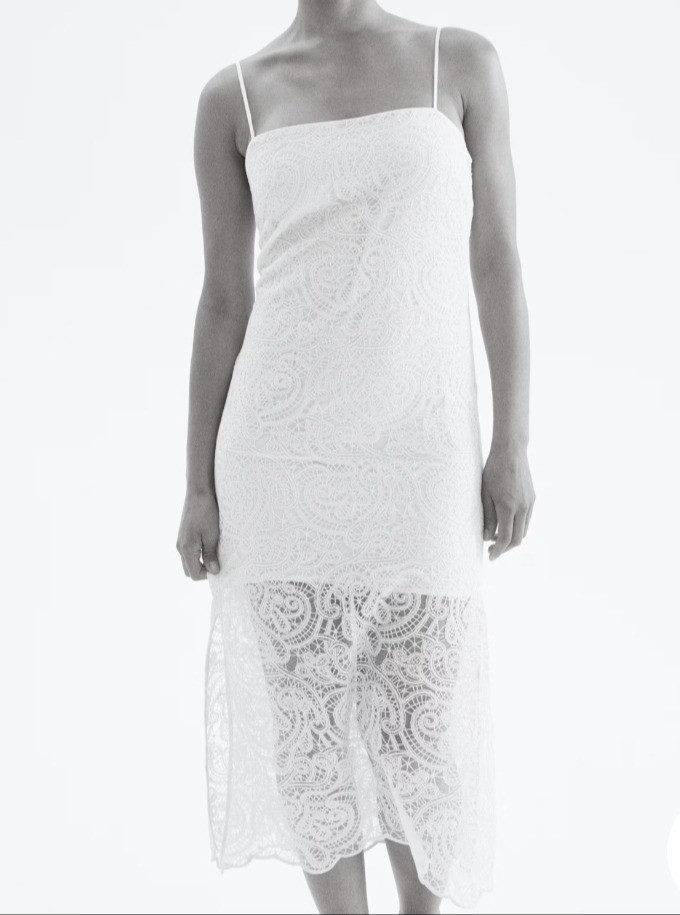 Lace summer white midi dress.Petite fashion. Petite style and clothing. For more finds and style tips read glambutfirstcoffee.com

#LTKPetite #LTKMidsize