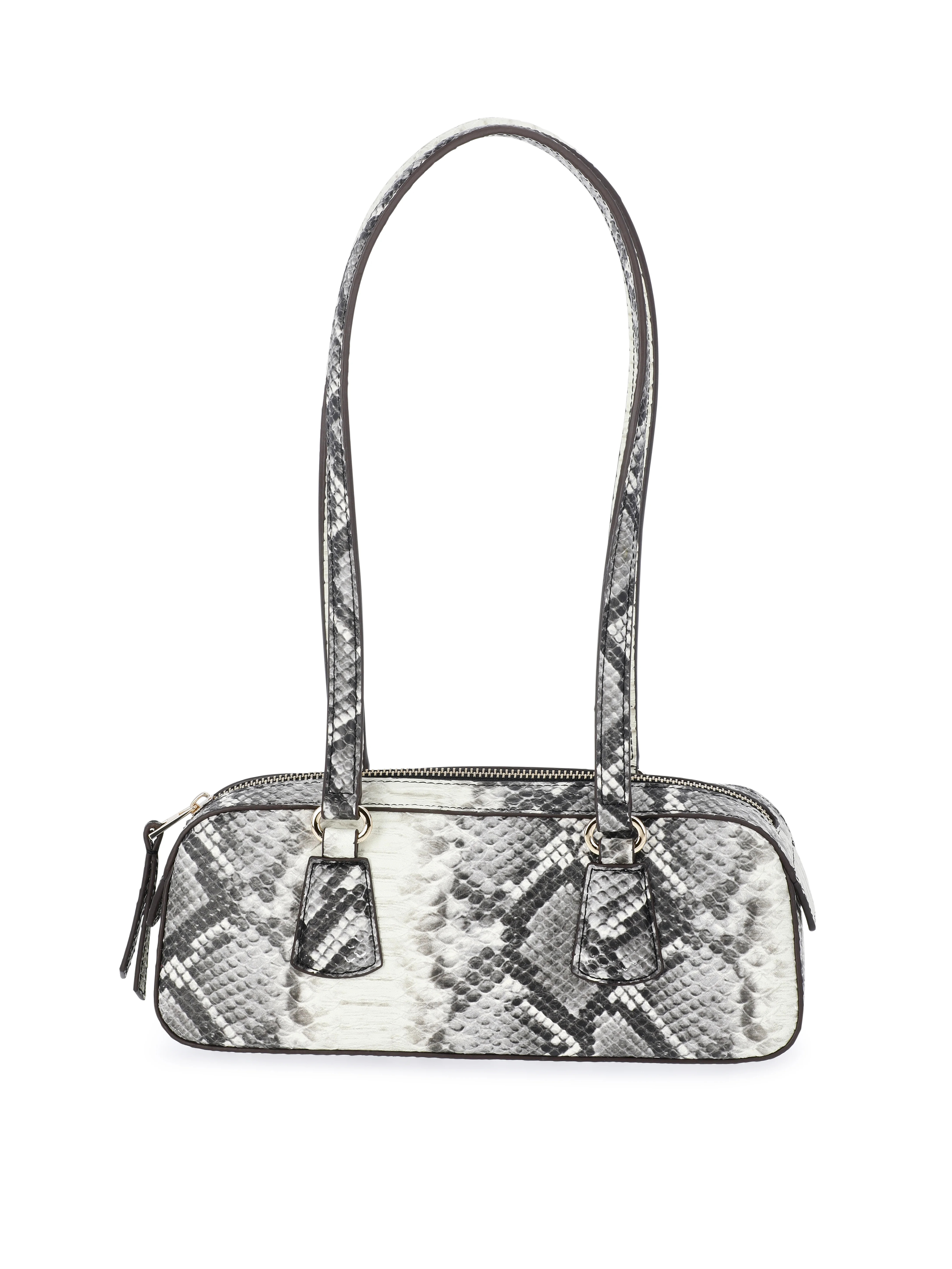 Scoop Women's Faux Snakeskin Small East West Shoulder Bag - Walmart.com | Walmart (US)
