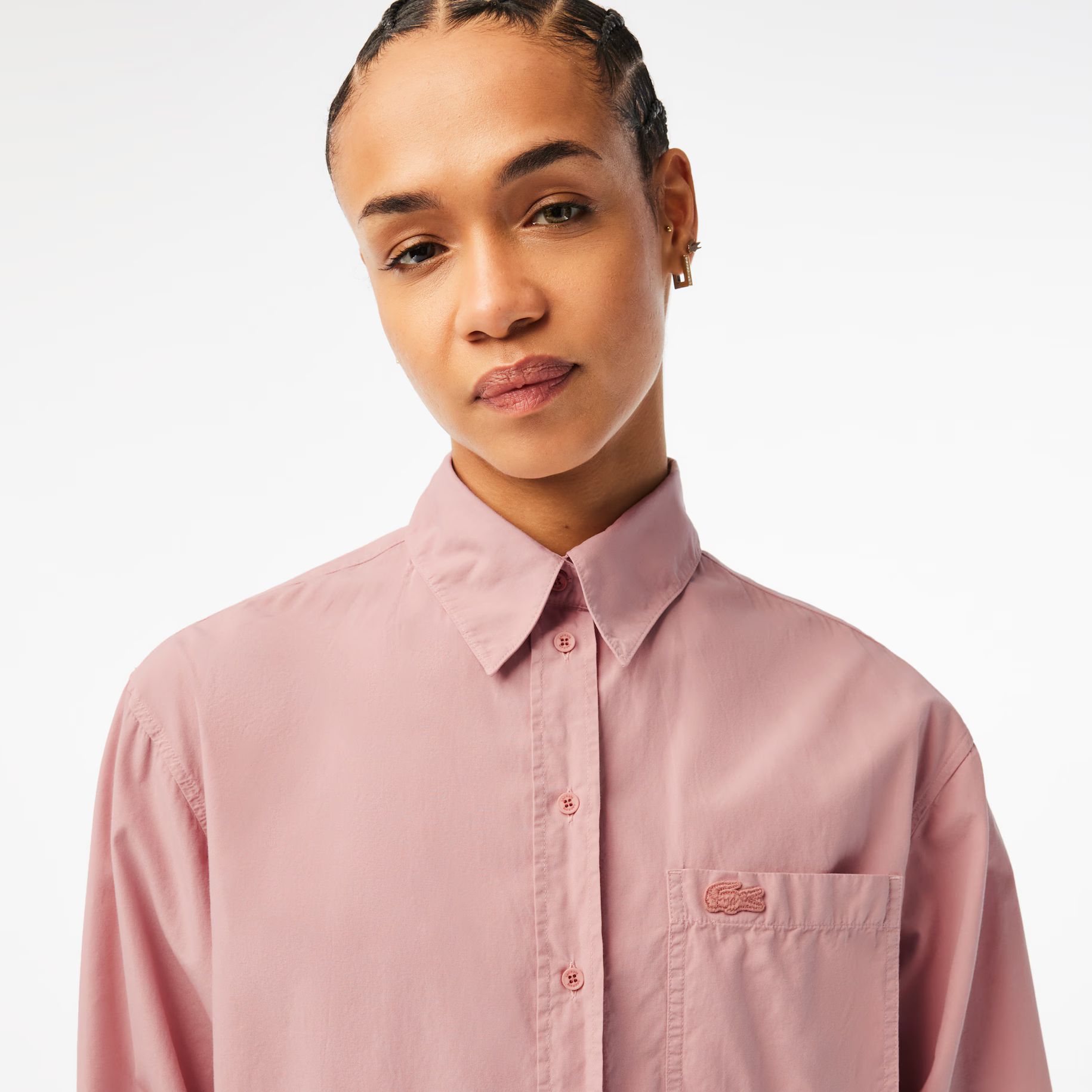 Women’s Oversized Cotton Poplin Shirt | Lacoste (US)