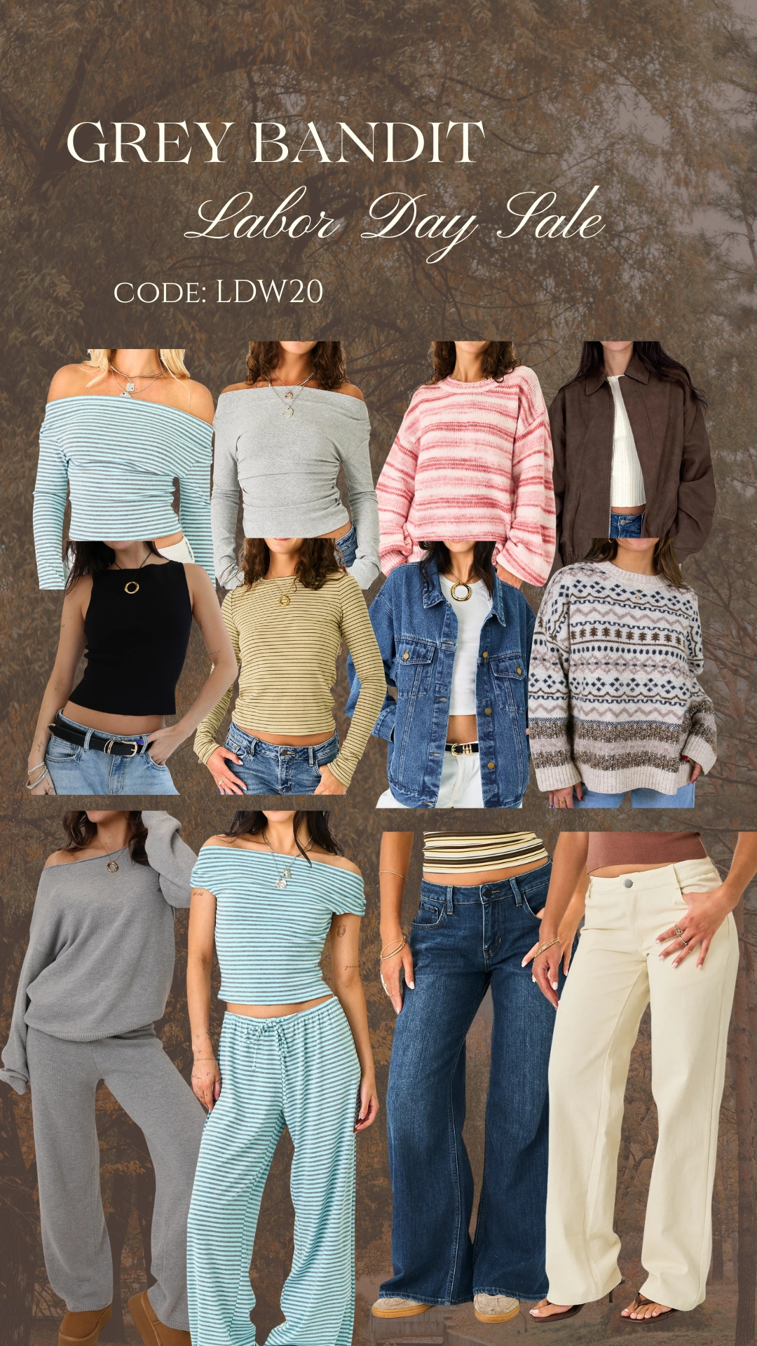 Grey Bandit is doing 20% off sitewide for LDW!  

 #LTKgrwm #LTKootd #LTKSaleAlert
