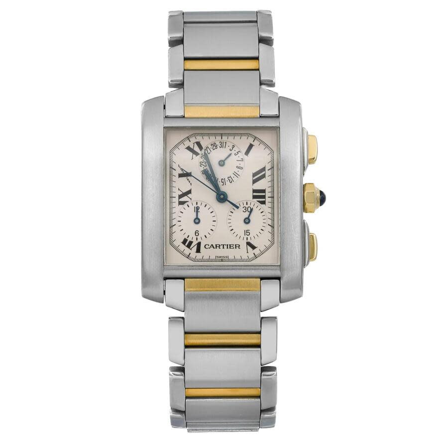Pre-owned Cartier Tank Franaise Quartz Silver Dial Unisex Watch W51001Q3 | Jomashop.com & JomaDeals.com