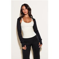 Petite Black Super Soft Bolero | PrettyLittleThing US