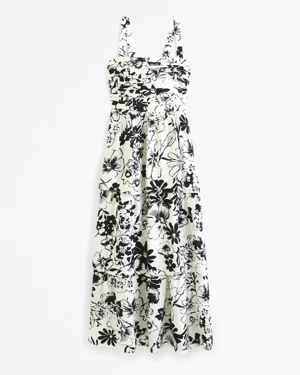 Women's The A&F Emerson Tiered Maxi Dress | Women's Dresses & Jumpsuits | Abercrombie.com | Abercrombie & Fitch (US)