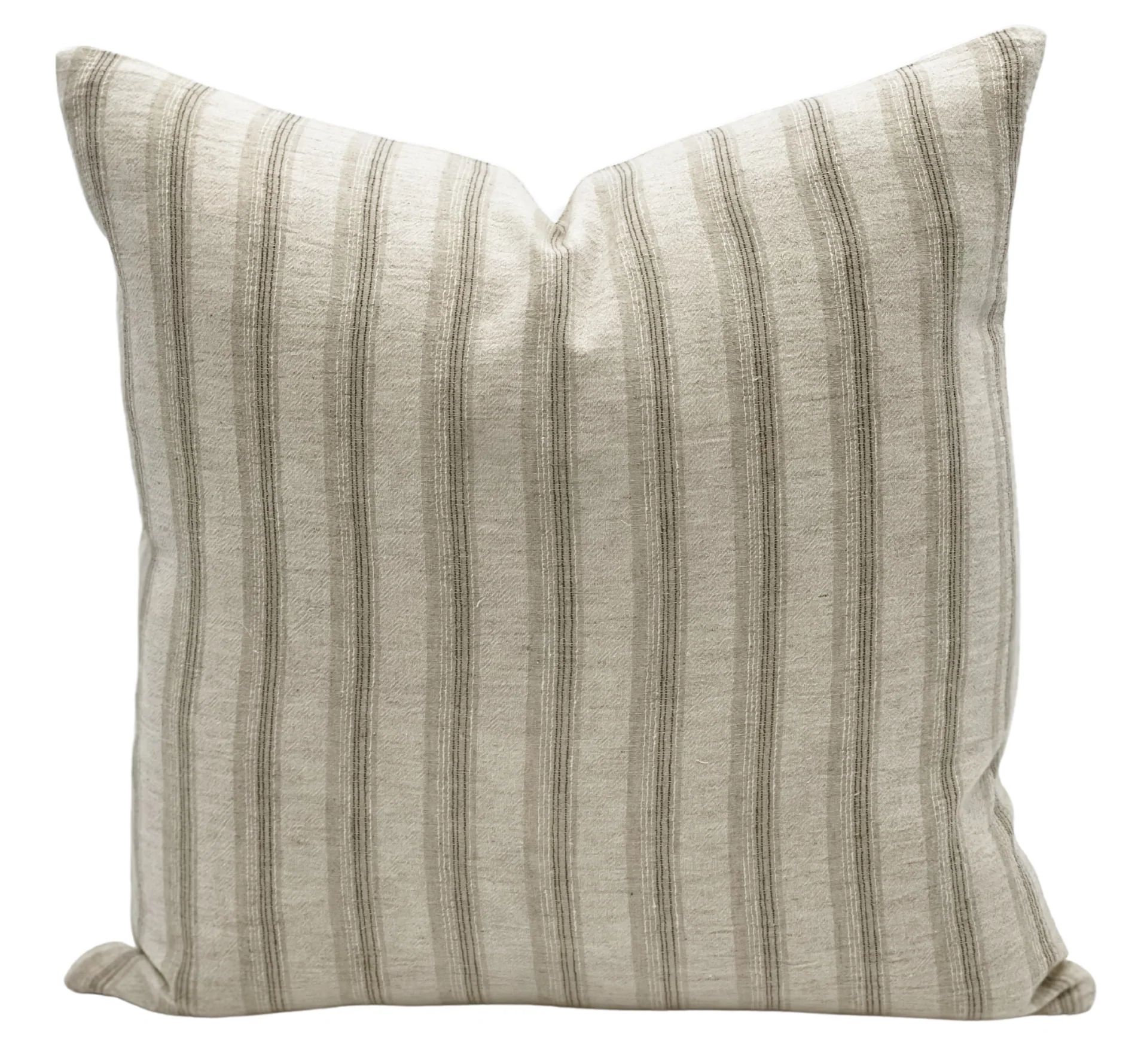 Zoe in Cream and Beige Pillow Cover | Krinto