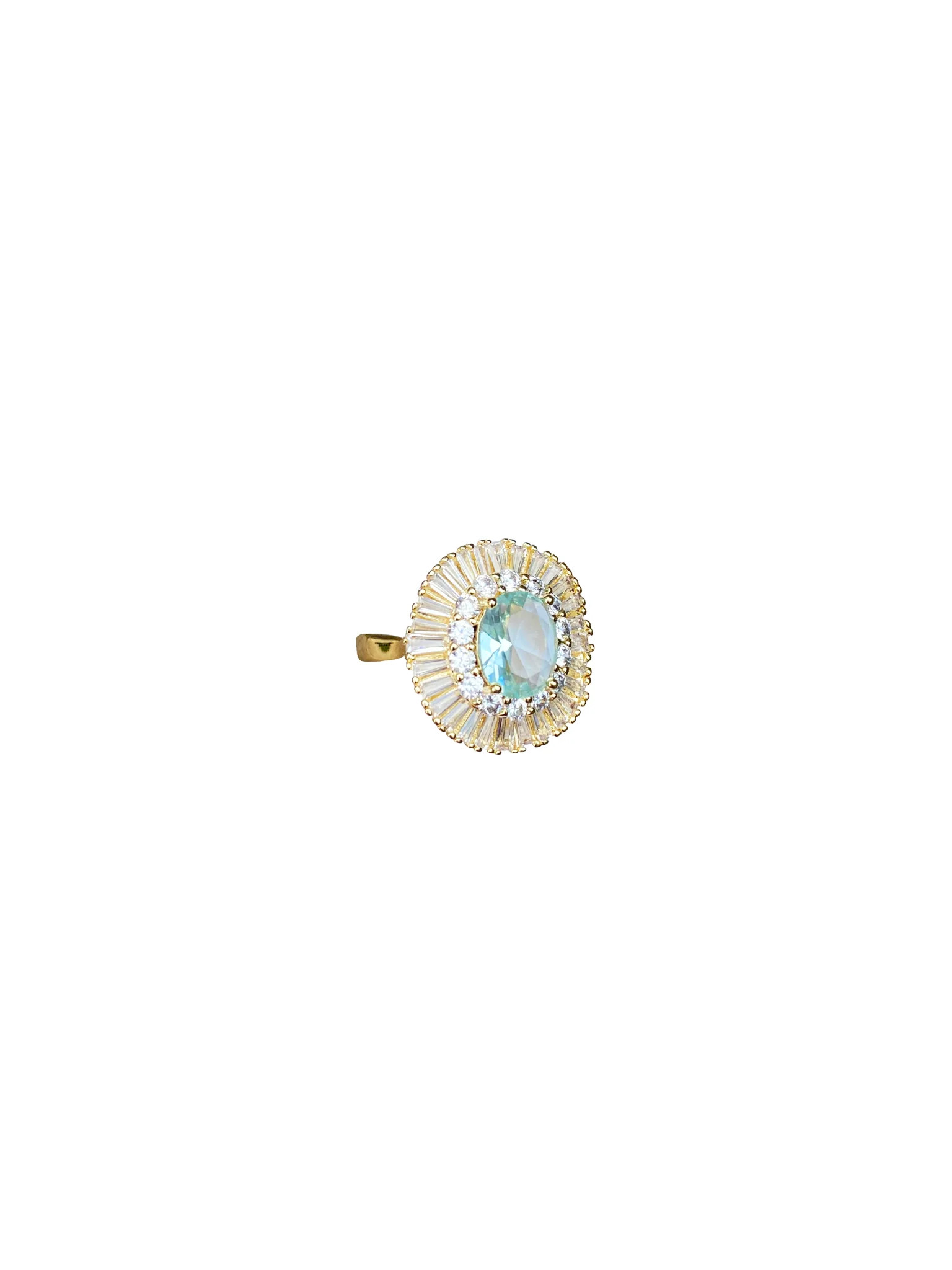 Paris Blue Ballerina Embellished Ring | Nicola Bathie Jewelry