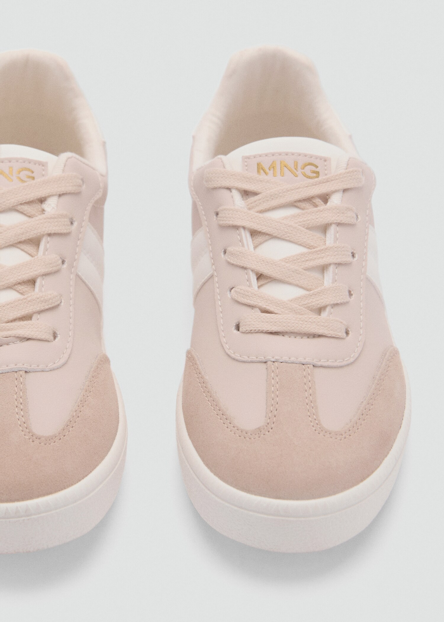 Leather mixed sneakers - Kids | MANGO USA | MANGO (US)
