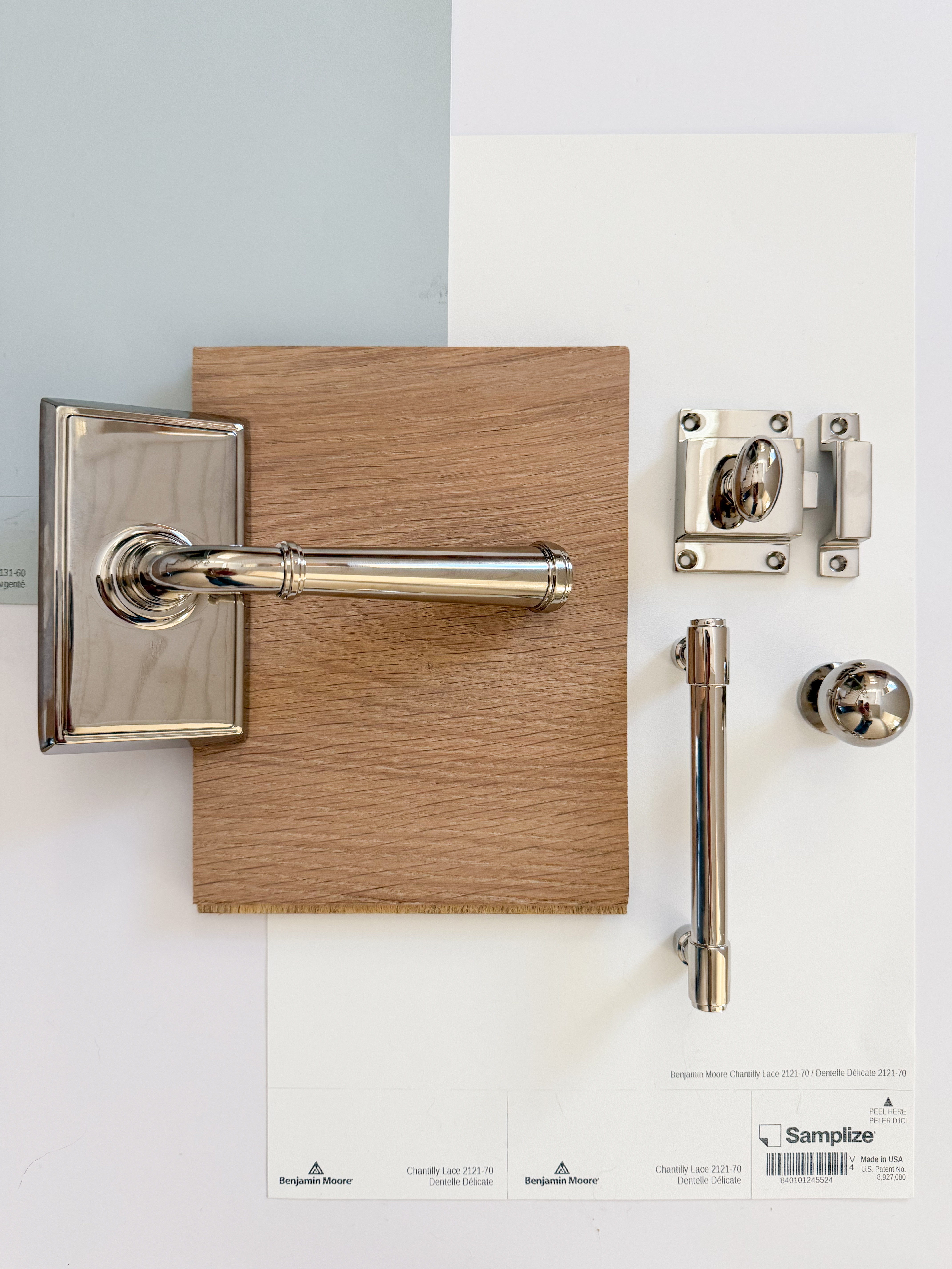 The paint colors we're using in our new build, along with the door and cabinet hardware we're considering! @Wayfair  @Samplize 


#LTKHome #LTKSaleAlert #LTKSeasonal