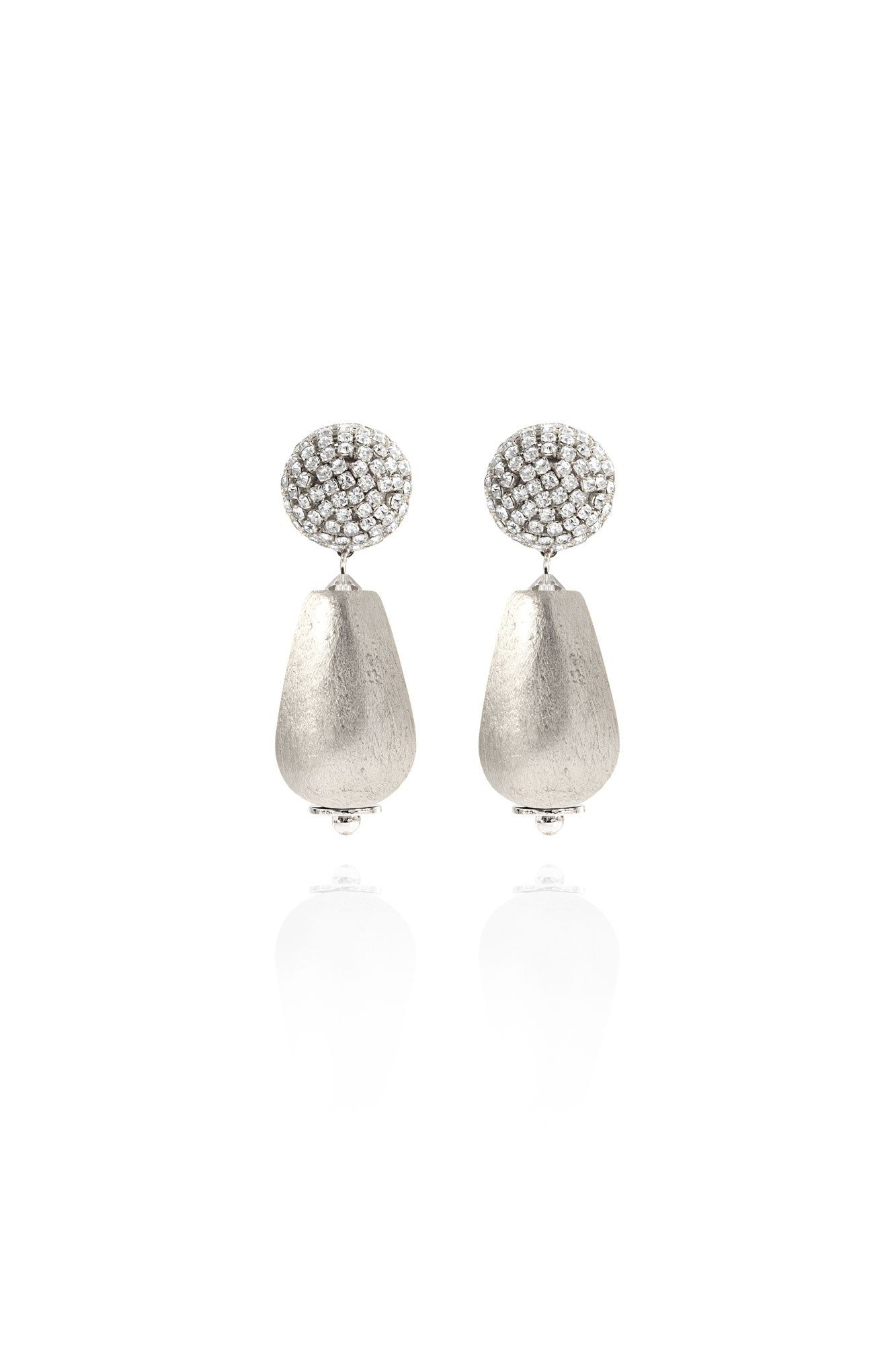 Dalia Earrings In Gilded Silver | Wolf & Badger (US)