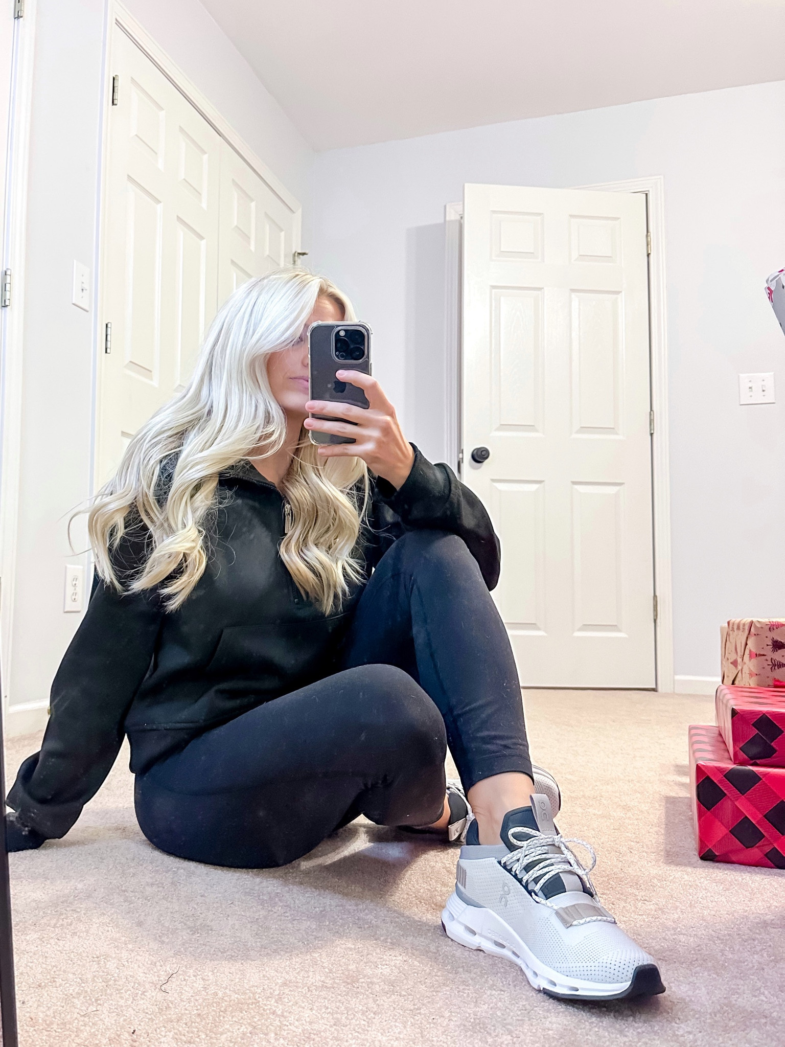 Leggings, sweatshirts, and tennis shoes always 🫶🏻🖤

#LTKshoecrush #LTKfit