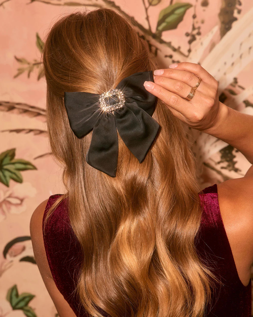 Glima Satin Bow Hair Barrette | VICI