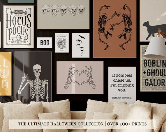 halloween mega bundle collection | over 100 PRINTABLES | halloween wall art printable |  hallowee... | Etsy (US)