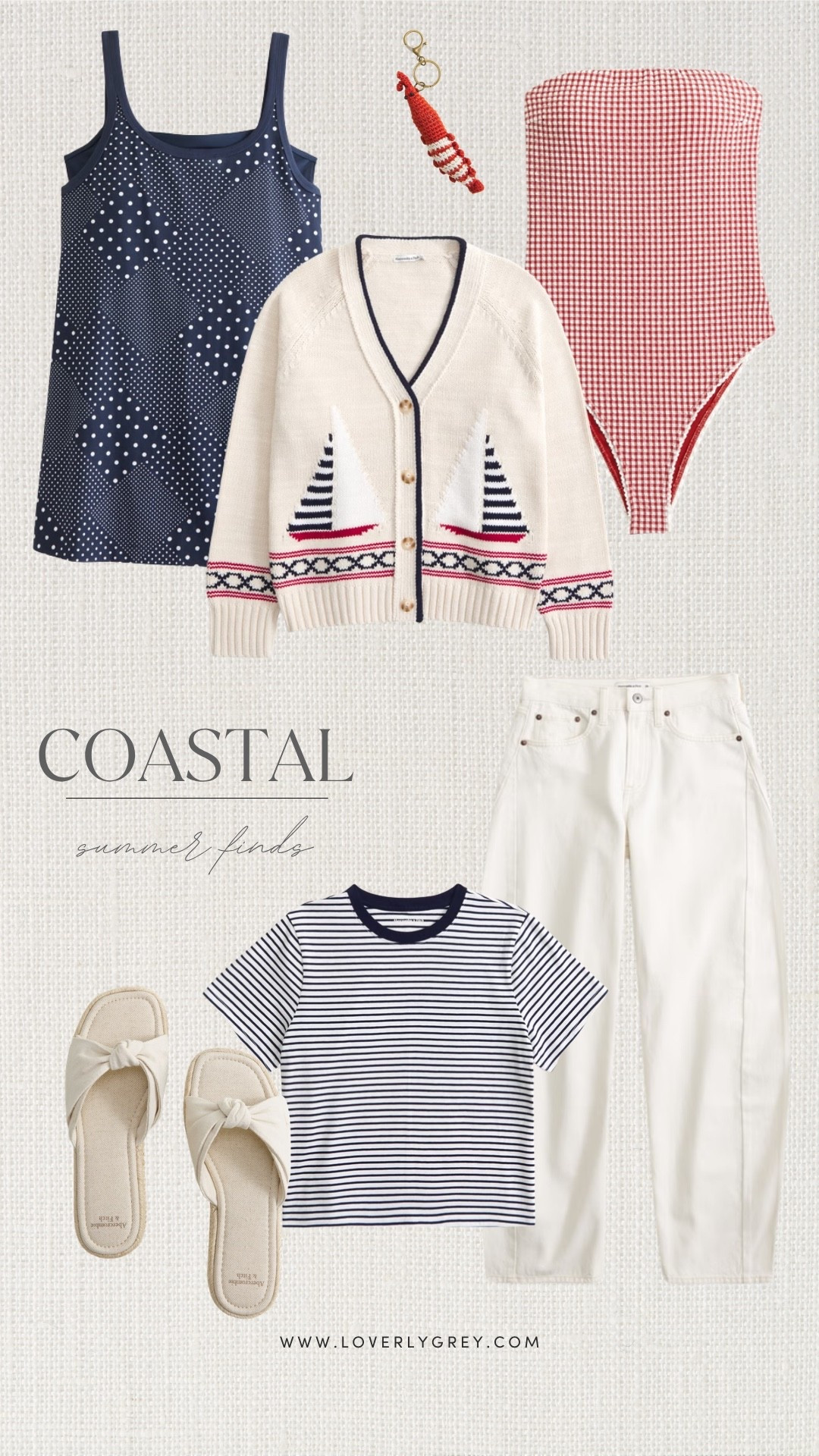 I always love a classic coastal color palette for summer. Navy, white, and touches of red feel so polished without trying too hard. These are the kinds of pieces I’d pack for a trip or keep on repeat for everyday summer plans.

#LTKSeasonal #LTKgrwm #LTKootd