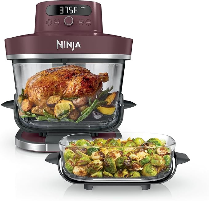Ninja Crispi Pro 6-in-1 Glass Air Fryer | 450°F, Nontoxic, 6qt & 2.5qt Containers & Lids | Micro... | Amazon (US)