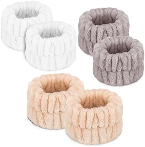 Amazon.com: Women's Wrist Towels for Washing Face, Microfiber Wrist Spa Wash Towel Band, Face Was... | Amazon (US)