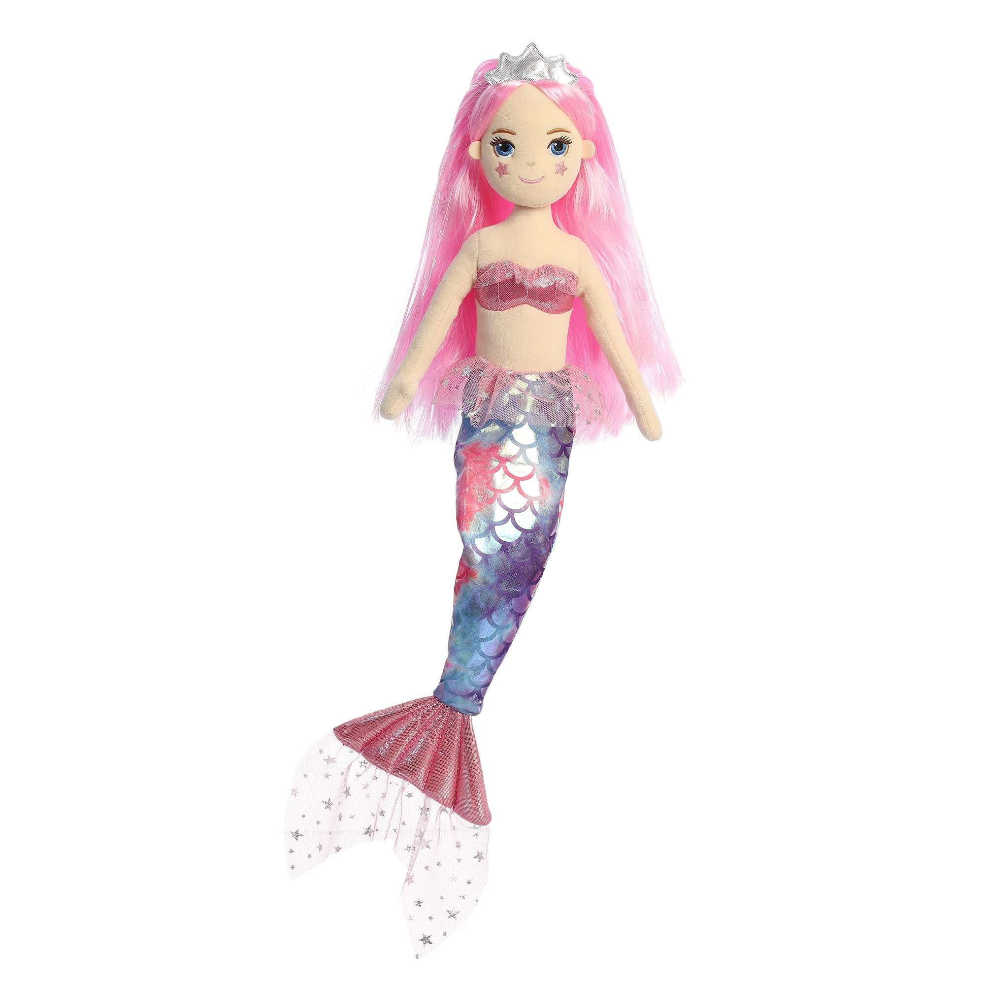 Aurora - Large Pink Sea Sparkles - Cheekys 18" Star - Enchanting Stuffed Doll | Walmart (US)