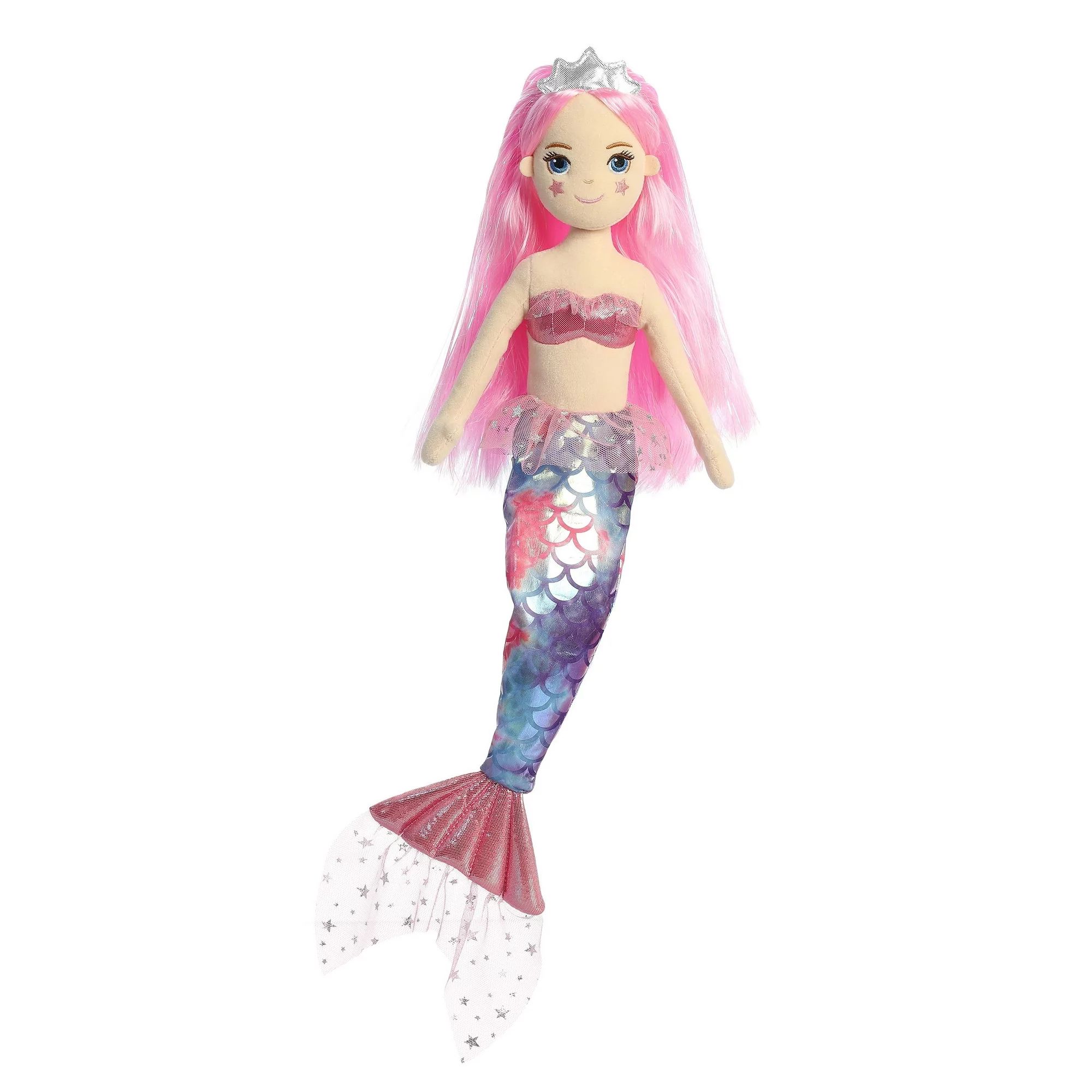 Aurora - Large Pink Sea Sparkles - Cheekys 18" Star - Enchanting Stuffed Doll | Walmart (US)