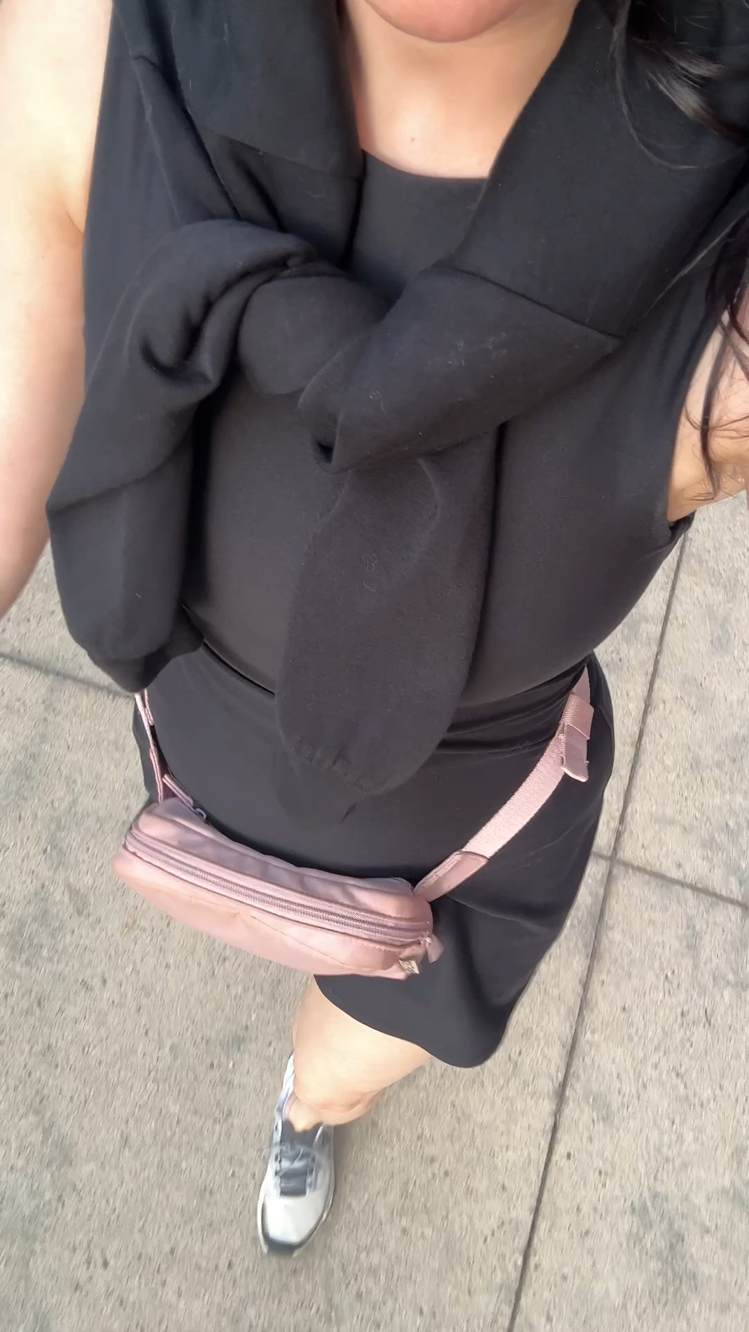 Athletic outfit of the day 🖤

Athletic dress 
Pullover sweatshirt 
Belt bag 
On cloud sneakers 

Walking outfit 
Workout outfit 

#LTKselfcare #LTKActive #LTKootd