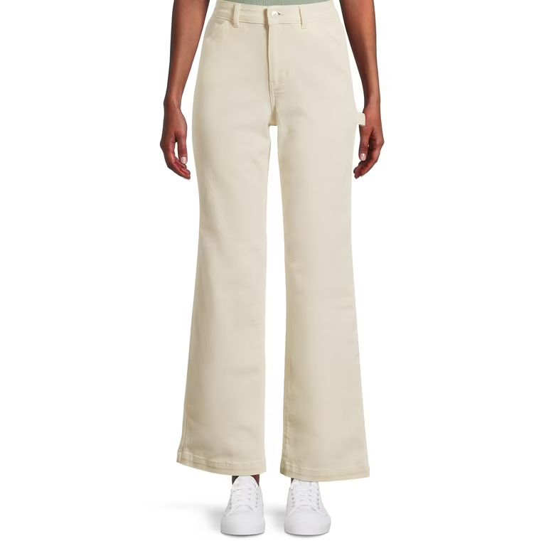 No Boundaries Juniors High Rise Carpenter Jeans, 32" Inseam, Sizes 1-21 - Walmart.com | Walmart (US)
