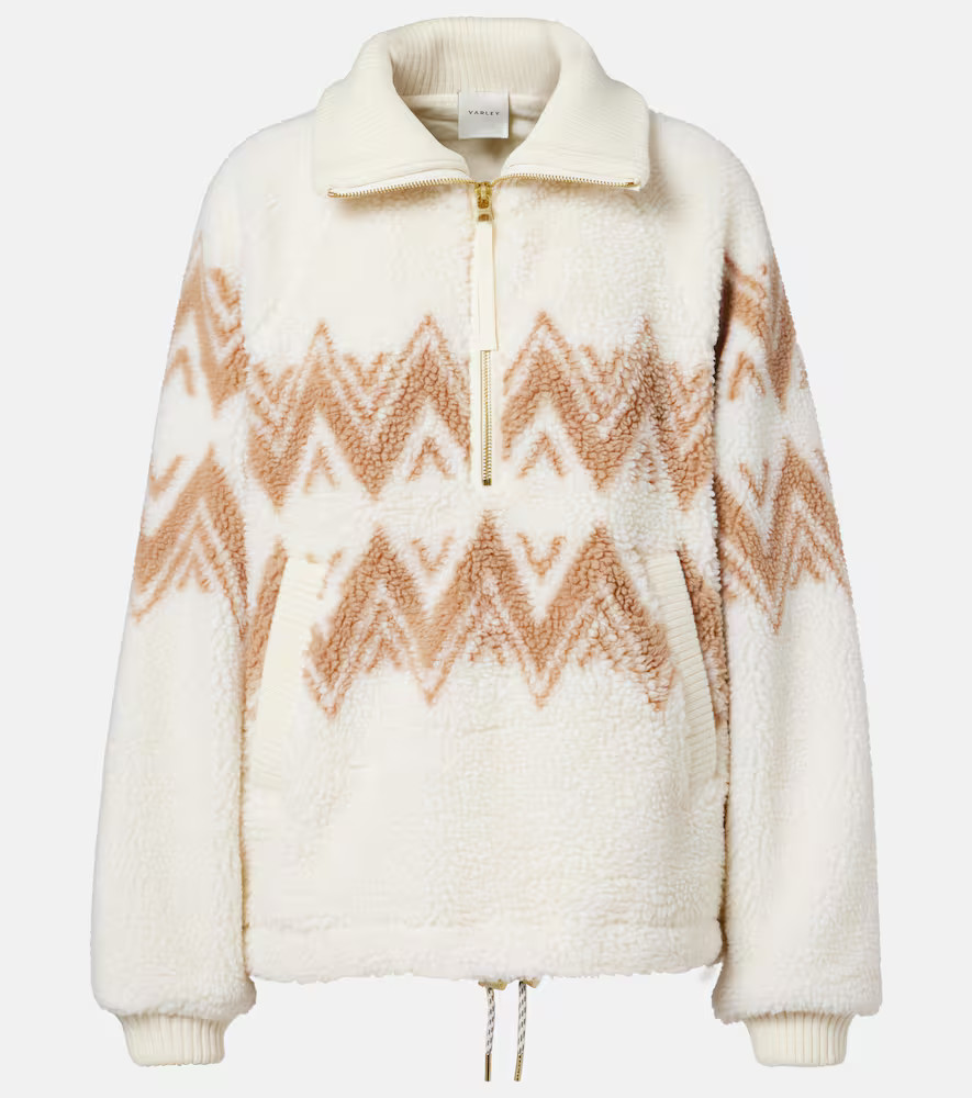 Varley Hendrik jacquard teddy jacket | Mytheresa (UK)