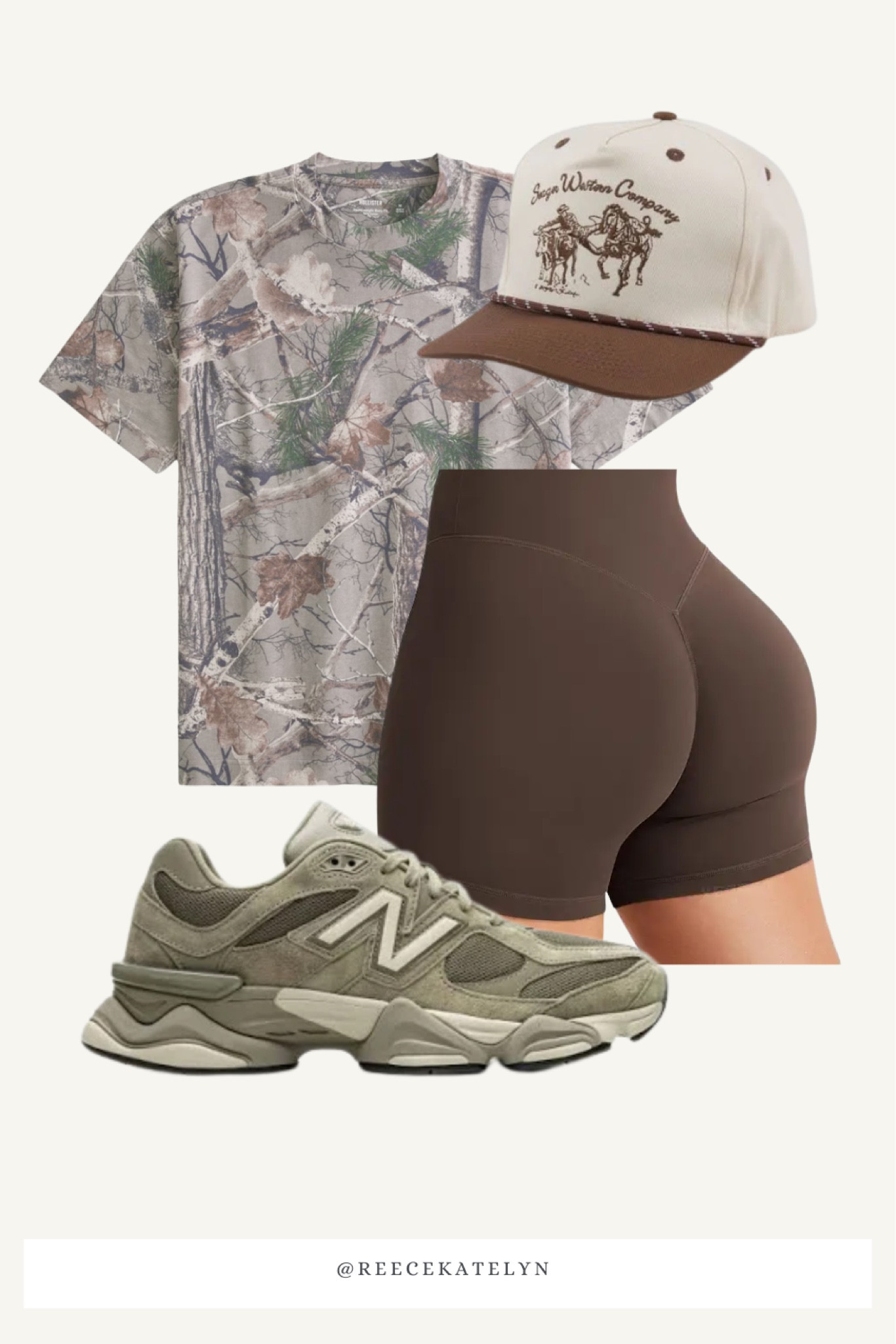 Camo / biker shorts / country 
