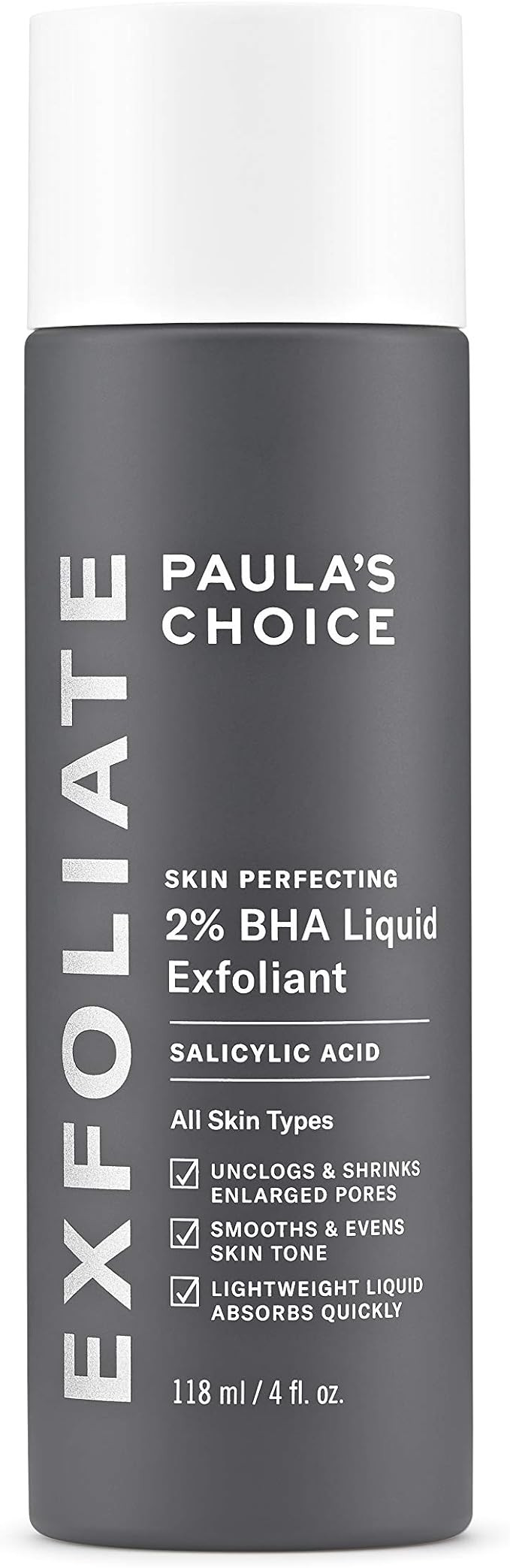 Paulas Choice--SKIN PERFECTING 2% BHA Liquid Salicylic Acid Exfoliant--Facial Exfoliant for Black... | Amazon (CA)